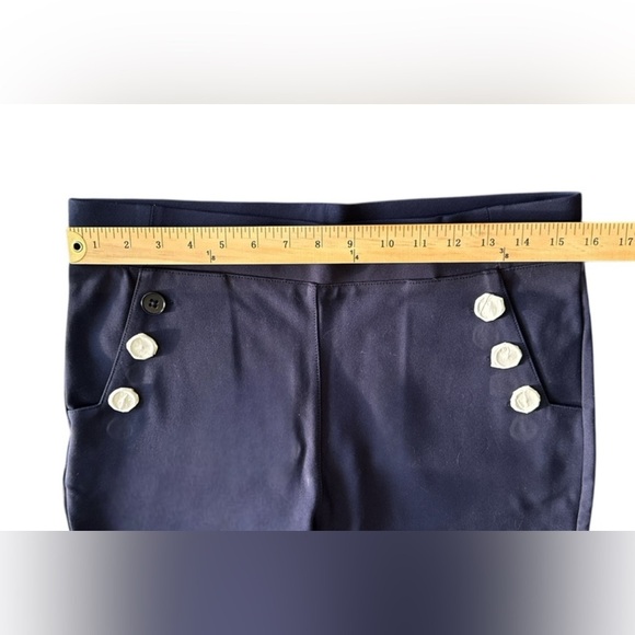 Women’s Betabrand Dress Pants Pull-on 6 BLACK Buttons Size Large Tall - Picture 3 of 6